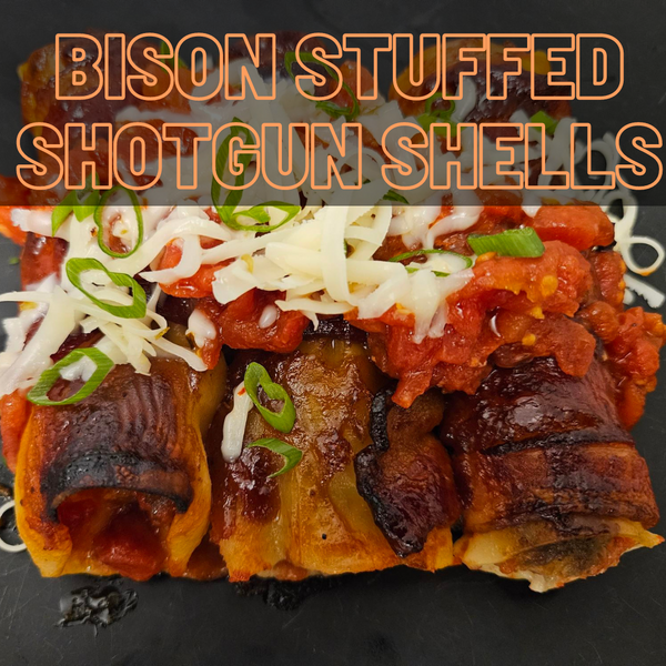 Bison Stuffed Shotgun Shells