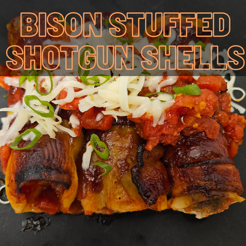 Bison Stuffed Shotgun Shells