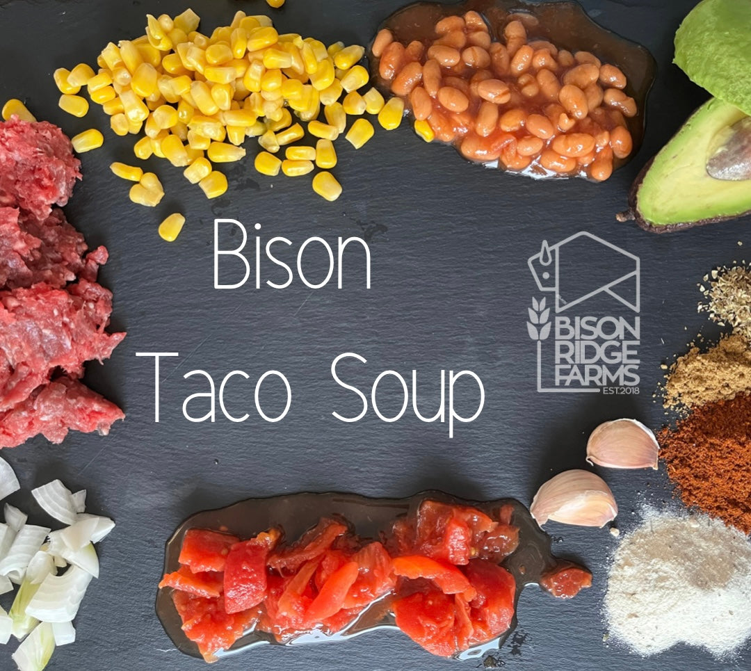 Bison Taco Soup – Bison Ridge Farms