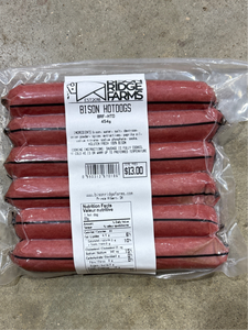 Bison Hot Dogs