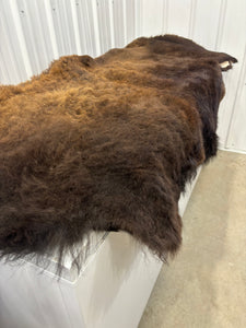 Finished bison hide