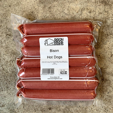 Bison Hot Dogs